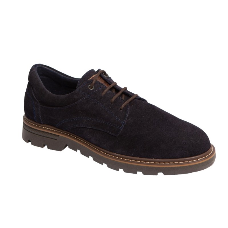 DJ Santa Zapato Cómodo Hombre Piel Serraje