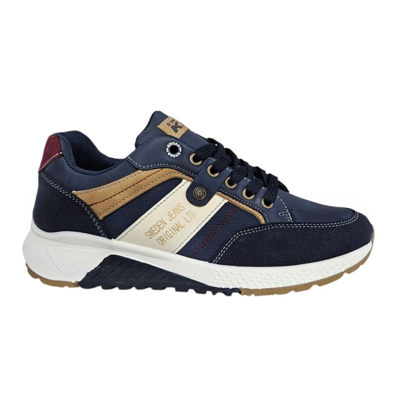 Sweden Kle Zapatilla Casual Hombre En Marino