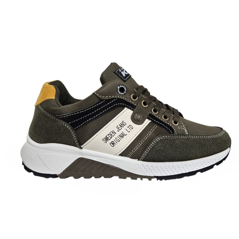 Sweden Kle Zapatilla Casual Hombre En kaki