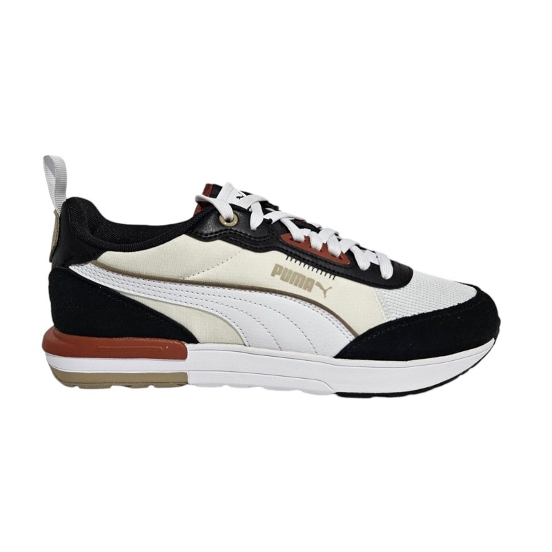 Puma R22 Zapatilla Sport Hombre Blanca Negra