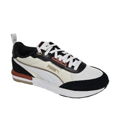 Puma R22 Zapatilla Sport Hombre Blanca Negra