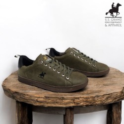 Grand Polo Zapatilla Sneaker Kaki Hombre