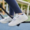 Joma Play Jr Deportivo Colegial Blanco Con Velcros