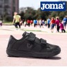 Joma Play Jr Deportivo Colegial Negro Con Velcros