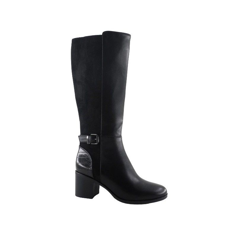 Amarpies Bota Mujer Caña Alta Con Cremallera