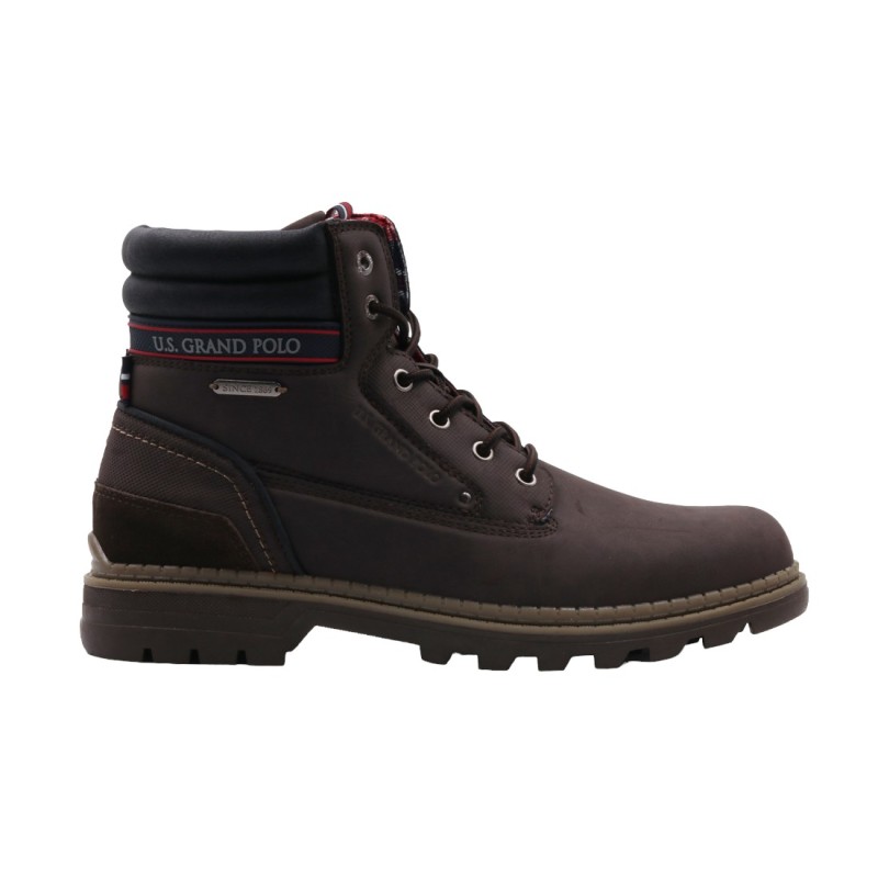 U.S. Grand Polo Bota Moda Sport Hombre Marrón