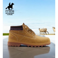 U.S. Grand Polo Botin Moda Sport Hombre Camel