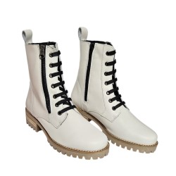 copy of Bota Militar Mujer Moda Piel Negro. Rodri