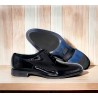 Zapato Piel Charol Negro Con Suela De Goma