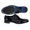 Zapato Piel Charol Negro Con Suela De Goma