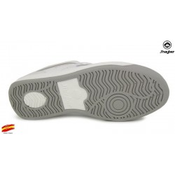 Zapatillas J'hayber Hombre New Olimpo Deportivo Cómodo Piel Blanco-Gris .