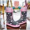 CRECENDO. Bota Agua Niña Corazones y Paraguas