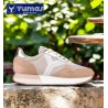 Yumas Zapatilla Sneaker Mujer Piel Beig