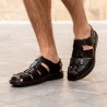 Sandalia Confortable Hombre En Piel