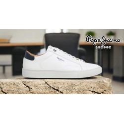 Pepe Jeans Joe Basic Zapatilla Sneaker Blanca Hombre
