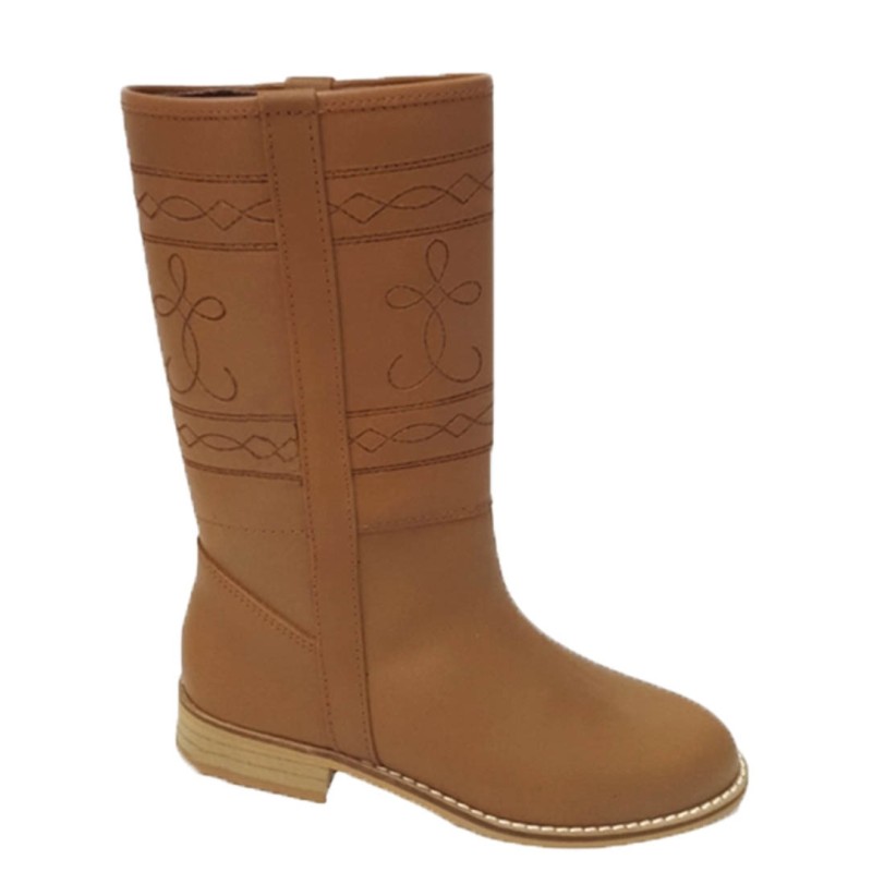Bota Campera Piel Cuero Estilo Valverde Del Camino