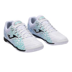 Joma Maxima Zapatilla Futbol Sala Blanca Turquesa
