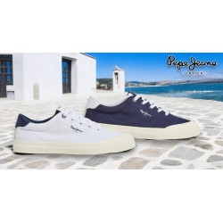 Zapatilla Pepe Jeans Kenton Serie Lona Azul