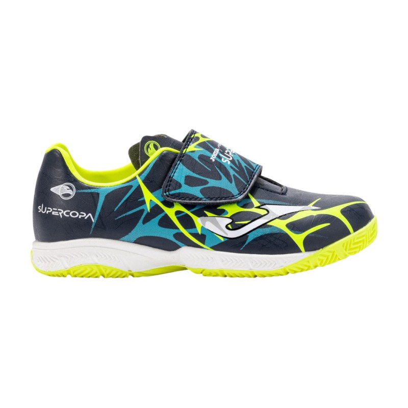 Joma Super Copa Jr Zapatilla Futbol Sala Con Velcro