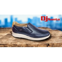 Dj Santa Zapato Hombre Cómodo Piel Marino