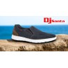 Casual Mocasín Joven Con Elástico Piel Nobuck Marino. Dj Santa